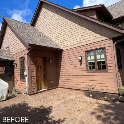 Exterior Painting, before by M. Carlson Painting