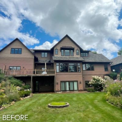 Exterior Painting, before by M. Carlson Painting