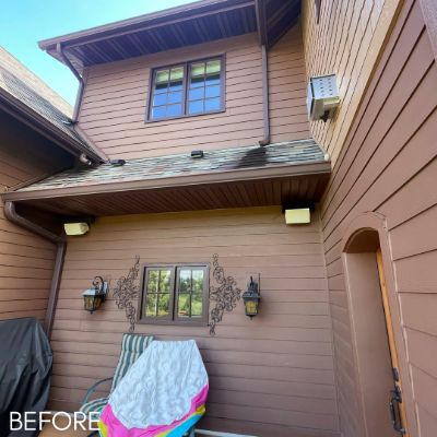 Exterior Painting, before by M. Carlson Painting