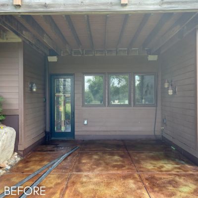Exterior Painting, before by M. Carlson Painting