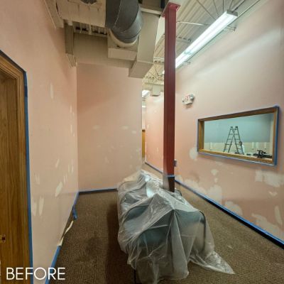 Commercial Painting, before by M. Carlson Painting