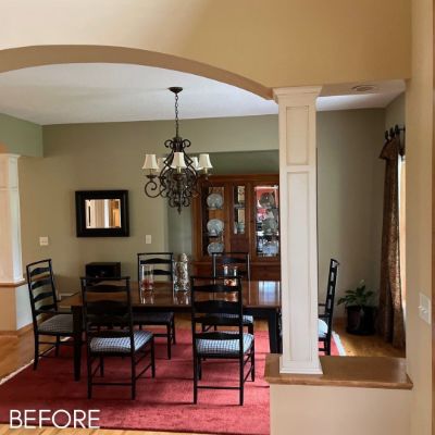 Interior Painting, before by M. Carlson Painting