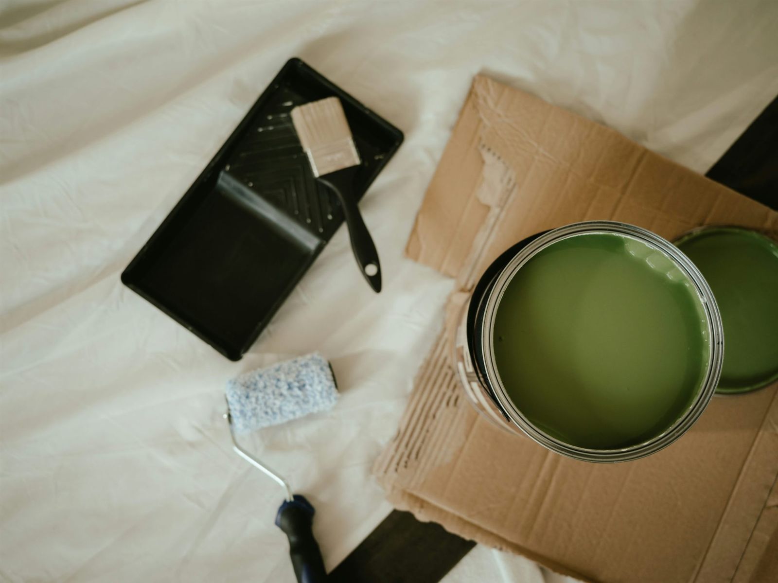 green paint homeowner